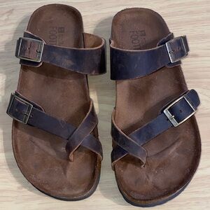 White Mountain Leather Sandals S7